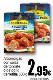Carretilla - Albondigas Con Salsa De Tomate O De Pollo