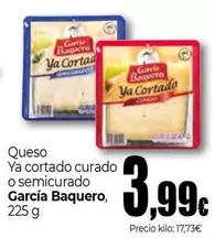 García Baquero - Queso Ya Cortado Curado O Semicurado