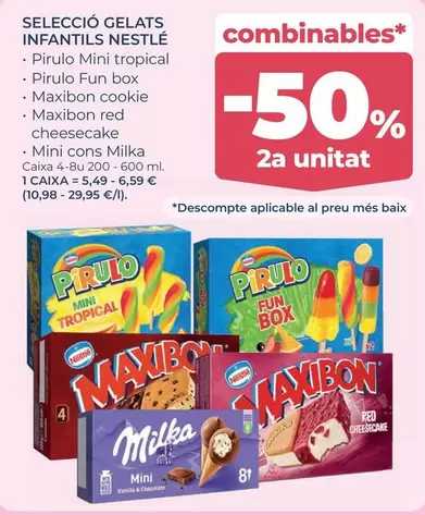 Nestlé - Seleccio Gelats Infantiles