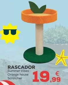 Summer Vibes - Rascador Orange House Scratcher