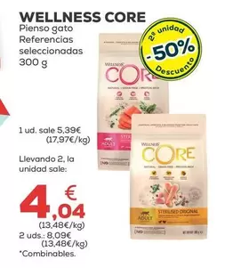 Wellness Core - Pienso Gato Referencias Seleccionadas