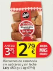 Laly - Bizcochos De Zanahoria Sin Azucares Y Sin Leche