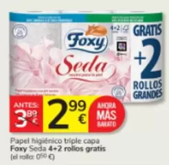 Foxy - Papel Higiénico Triple Capa