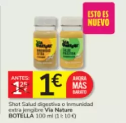 Nature - Vino Blanco Salad Digestiva O Inmunidad Extra Jengibre