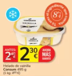 Consum - Helado De Vainilla