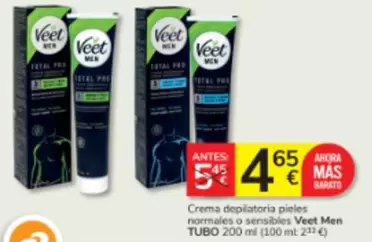 Veet - Crema Depilatoria Pieles Normales O Sensibiles