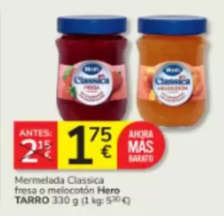 Hero - Mermelada Classica Fresa O Melocoton
