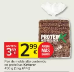 Mas - Pan De Molde Alto Contenido En Proteinas