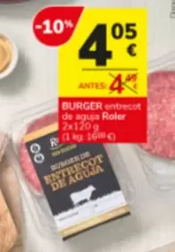 Roler - Burger Entrecot De Agua