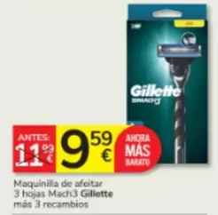 Gillette - Maquinilla De Afeitar 3 Hojas Mach3