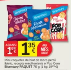 Bicentury - Mini Coquetes De Blat De Moro Pernil Ibèric, Recepta Mediterrania O Pop Corn