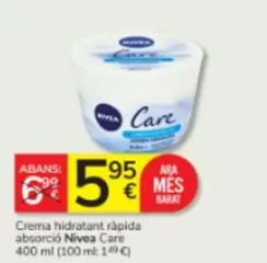 Nivea - Crema Hidratant Rapida Absorcio