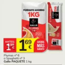 Gallo - Plumas N° 6 O Spaghetti N° 3