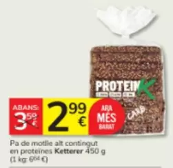 Ara - Pa De Motlle Contingut En Proteines