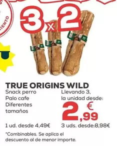 True Origins - Wild Snack Perro Palo Cafe
