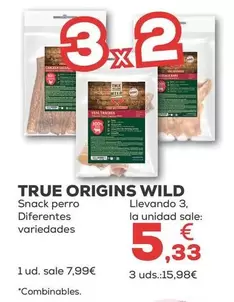 True Origins - Wild Snack Perro