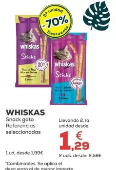 Whiskas - Snack Gato Referencias Seleccionadas