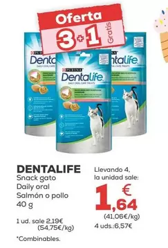 Dentalife - Snack Gato Daily Oral Salmón O Pollo