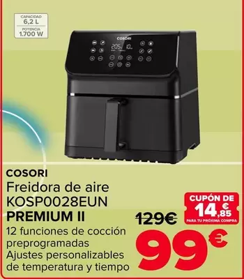 Cosori - Freidora De Aire KOSP0028EUN Premium II