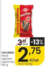 Facundo - Pipas Aguasal Supremas