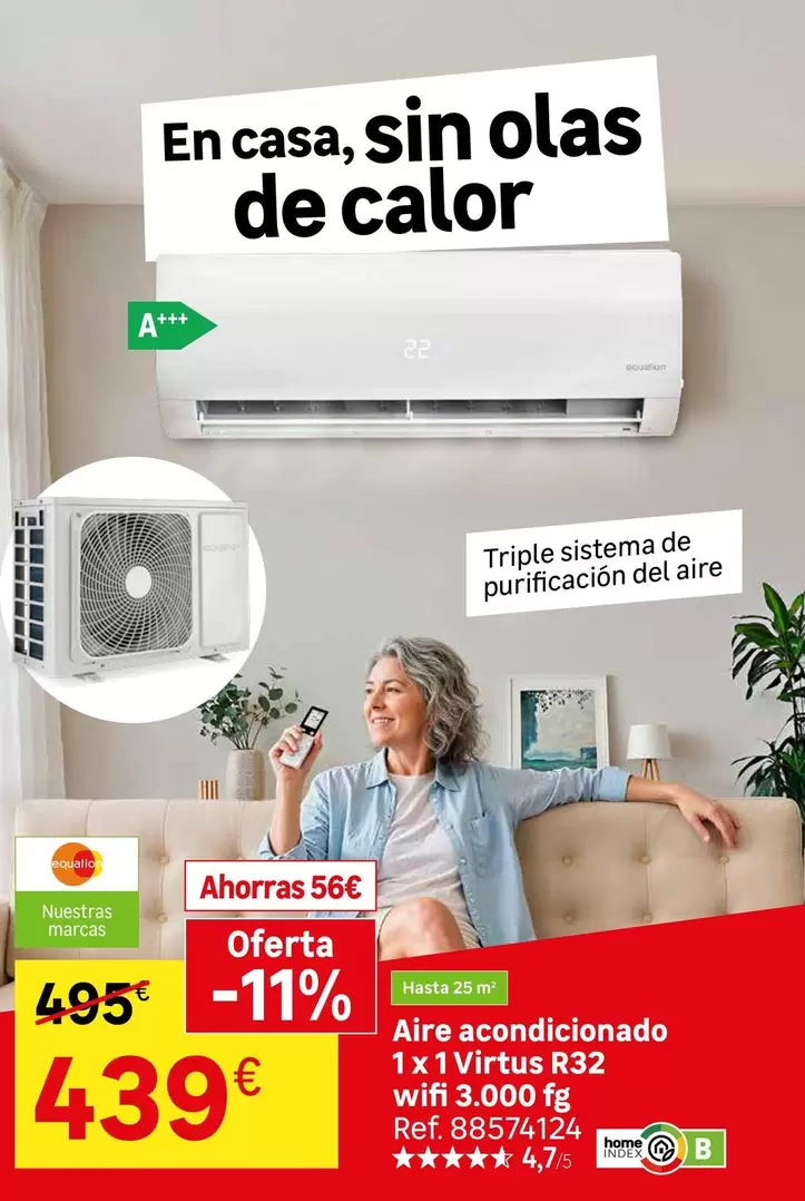 Natura - Aire Acondicionado 1x Virtus R32 Wrir