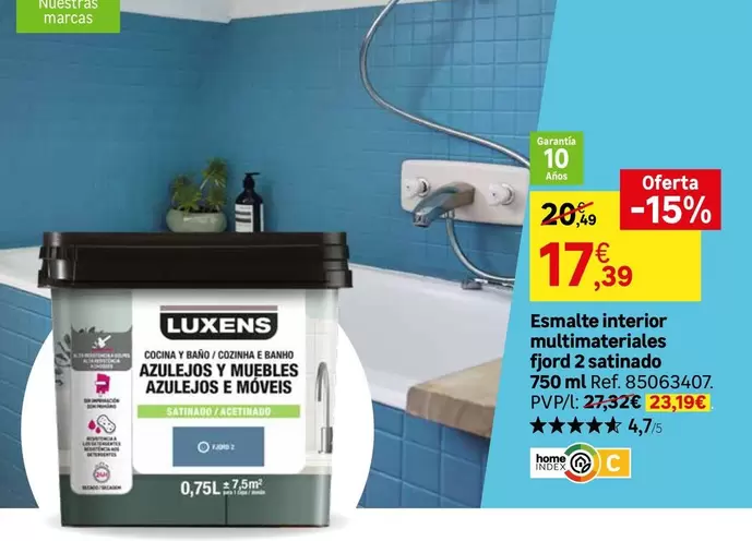 Luxens - Esmalte Interior Multimareziales