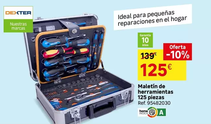 Dexter - Maletin De Herramientas 125 Piezas