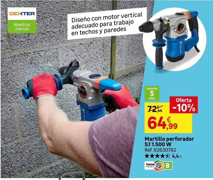 Dexter - Martillo Perforador 5l 1500 W