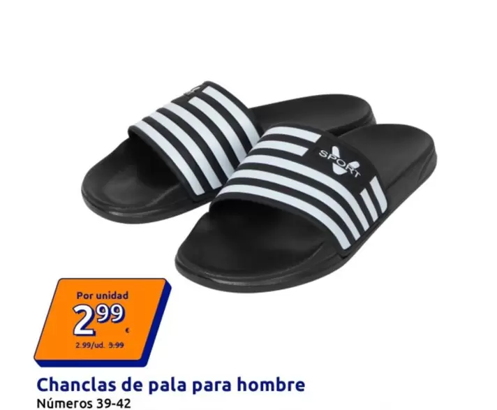 Chanclas De Pala Para Hombre