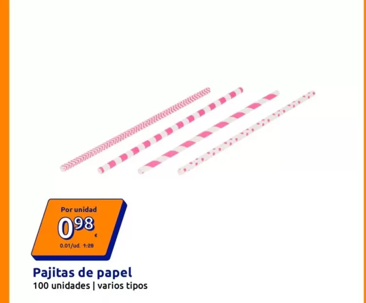 Pajitas De Papel