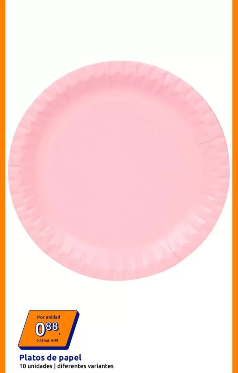 Platos De Papel