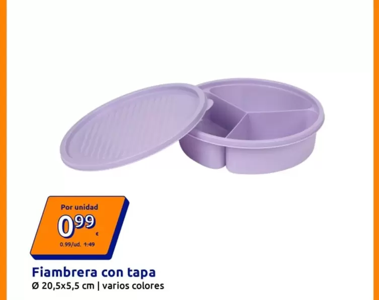 Fiambrera Con Tapa