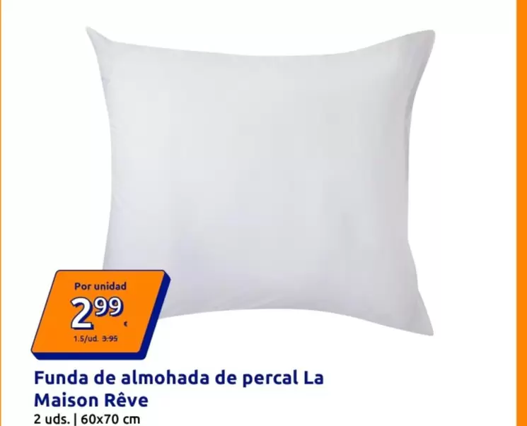 Funda De Almohada De Percal La Maison Reve