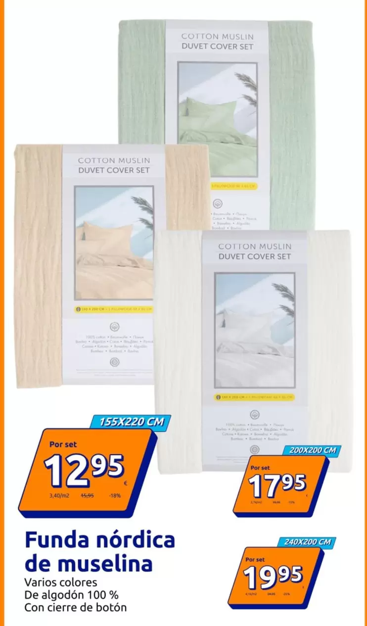 Funda Nordica De Muselina