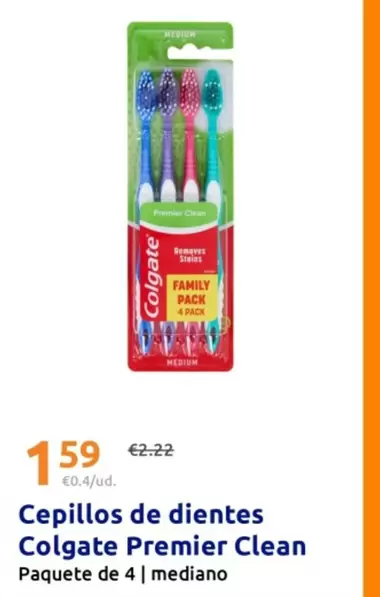 Colgate - Cepillos De Dientes Premier Clean