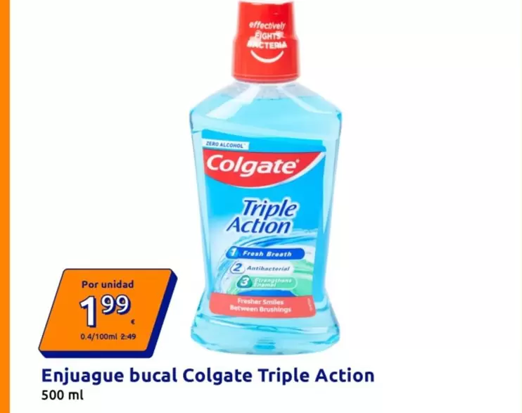 Colgate - Enjuague Bucal Triple Action