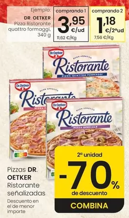 Dr Oetker - Pizza Ristorante Quattro Formaggi