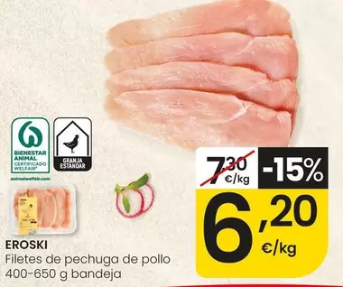 Eroski - Filetes De Pechuga De Pollo
