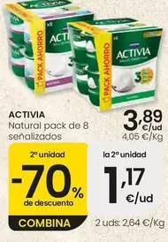 Activia - Natural Pack De 8 Senalizados