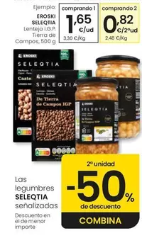 Eroski Seleqtia - Lenteja I.G.P. Tierra De Campos