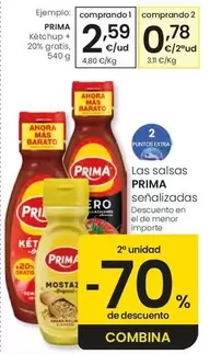 Prima - Ketchup + 20% Gratis