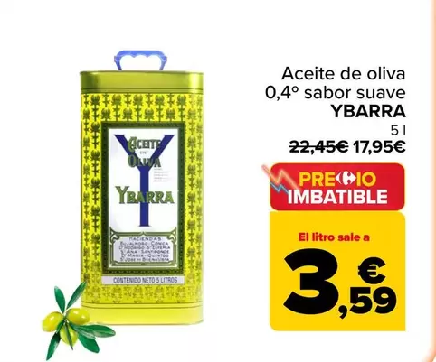 Ybarra - Aceite De Oliva 0,4 Sabor Suave