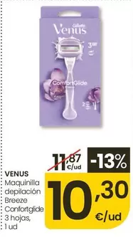 Venus - Maquinilla Depilación Breeze Confortglide 3 Hojas