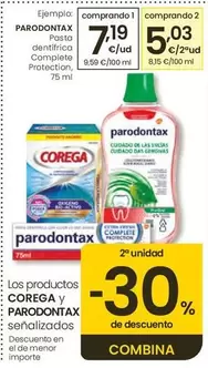 Parodontax - Pasta Dentifrica Complete Protection