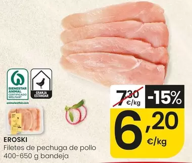Eroski - Filetes De Pechuga De Pollo