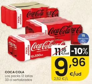 Coca-Cola - Los Packs 12 Latas