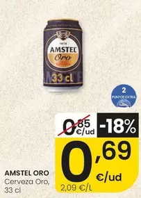 Amstel - Cerveza Oro
