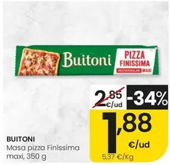 Buitoni - Masa Pizza Finissima Maxi