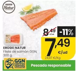 Eroski Natur - Filete De Salmon GGN