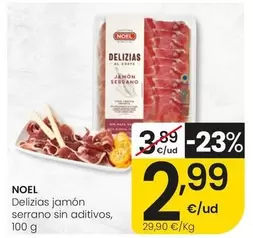 Noel - Delizias Jamón Serrano Sin Aditivos